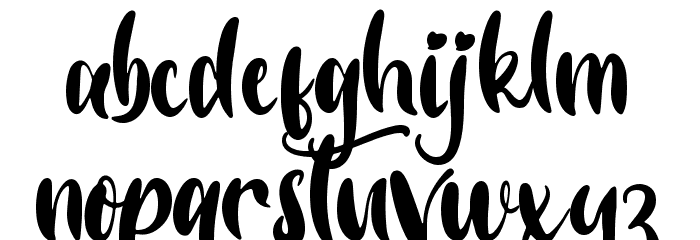 Vibelove - Personal Use Font LOWERCASE