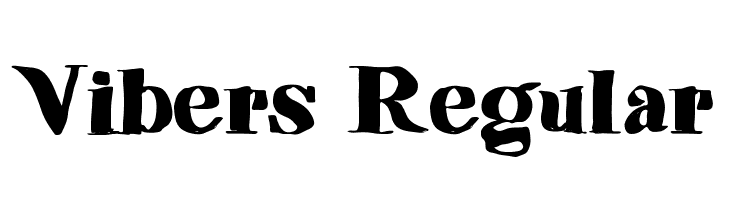 Vibers Regular  font caratteri gratis
