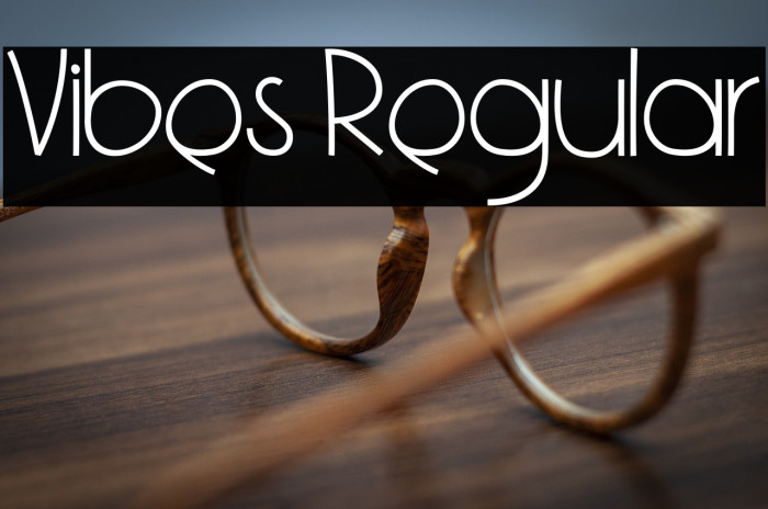 Vibes Regular Fuentes examples