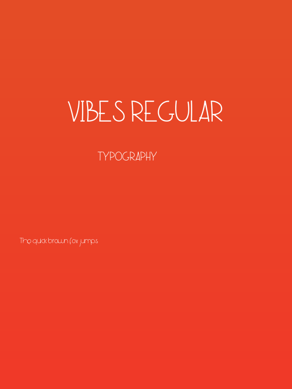 Vibes Regular Poster