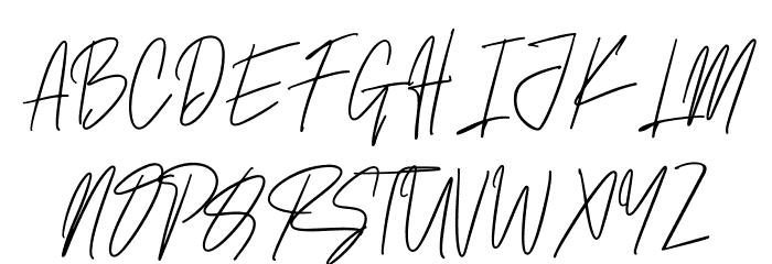 VibesSignature Font UPPERCASE