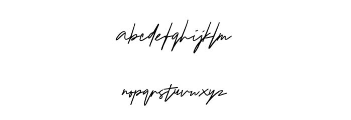 VibesSignature Font LOWERCASE