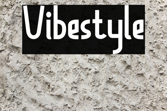 Vibestyle Font examples