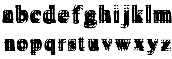 Vibrato Font LOWERCASE