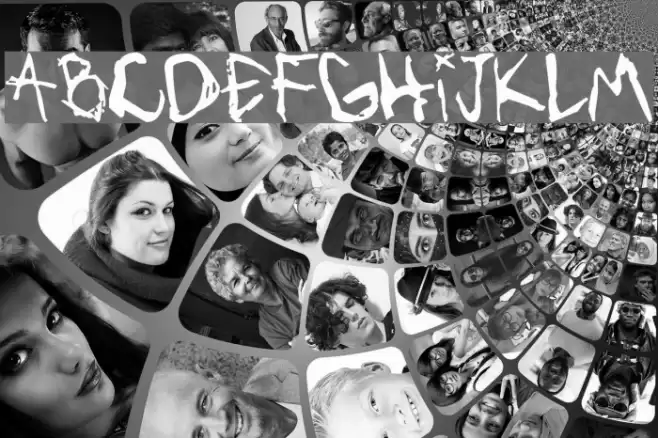 VibratteLetters! Font examples