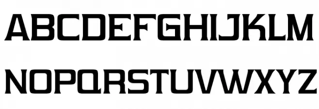 Vibrocentric-Bold 字体 大写