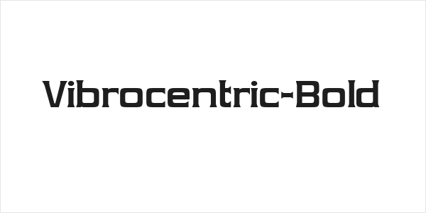 Vibrocentric-Bold Logo