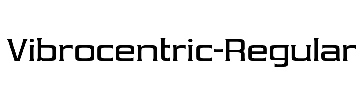 Vibrocentric-Regular  Скачать бесплатные шрифты