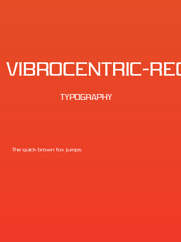Vibrocentric-Regular Poster