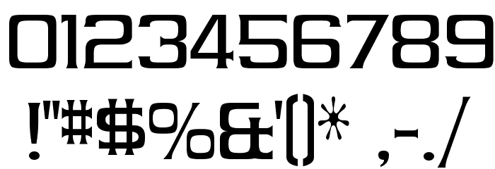 Vibrocentric フォント その他の文字