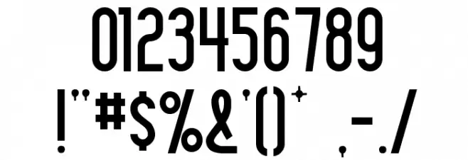 Vibrolator Font Alte caractere