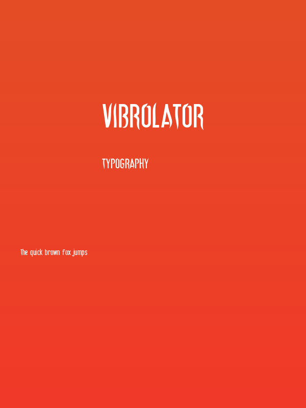 Vibrolator Poster