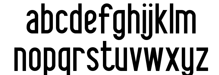 Vibrolator Font LOWERCASE