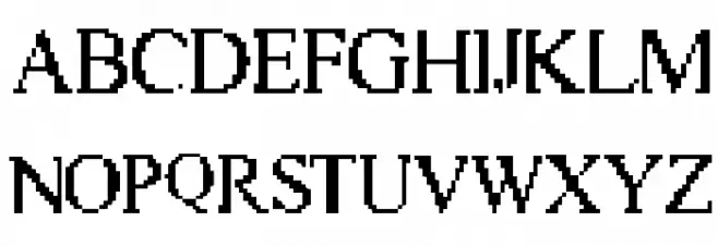 Vic Twenty Font Litere mari