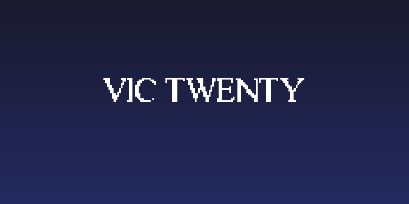 Vic Twenty Social Header