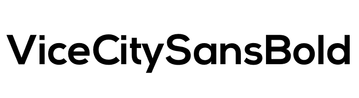 Vice City Sans Bold  免费字体下载