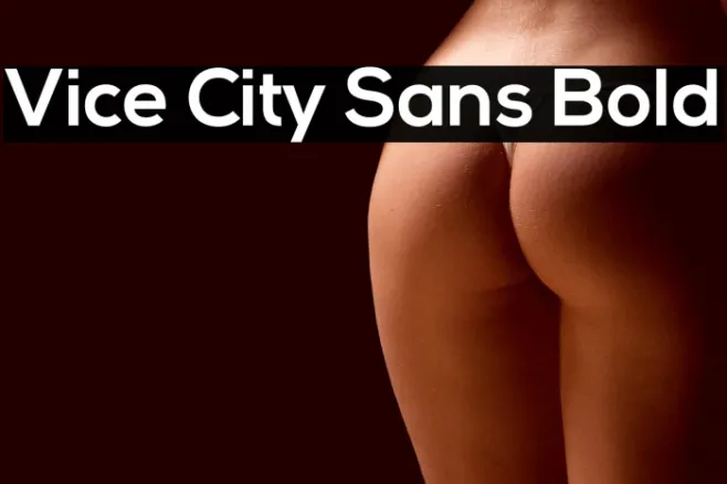 Vice City Sans Bold Example 3
