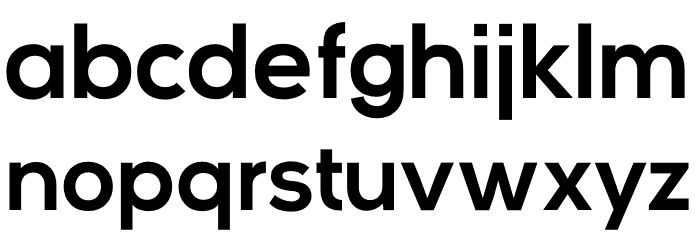 Vice City Sans Bold Font LOWERCASE