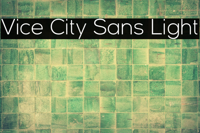 Vice City Sans Light Example 3