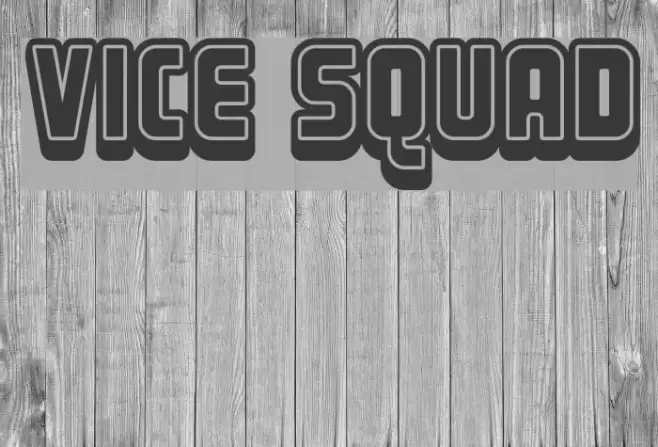 Vice Squad Font examples