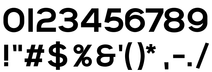 ViceCitySans Font OTHER CHARS
