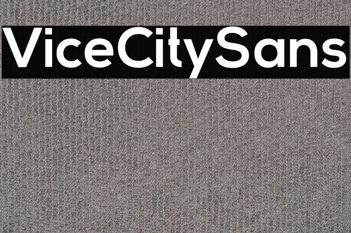 ViceCitySans Example 1