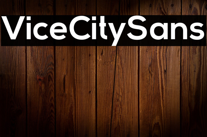 ViceCitySans Example 2