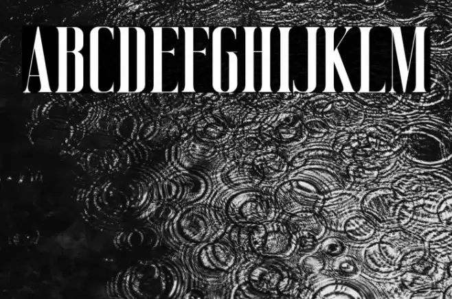 Vicenza Font examples