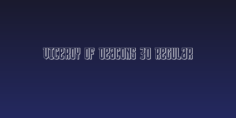 Viceroy of Deacons 3D Regular Social Header