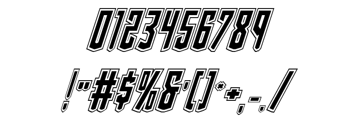 Viceroy of Deacons Academy Italic Font OTHER CHARS