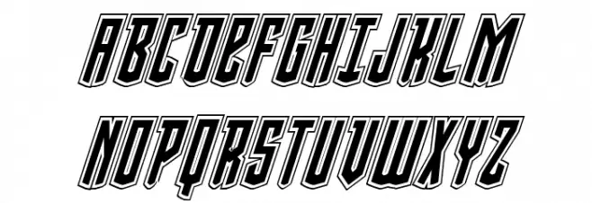 Viceroy of Deacons Academy Italic フォント 大文字