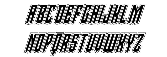 Viceroy of Deacons Academy Italic Font LOWERCASE
