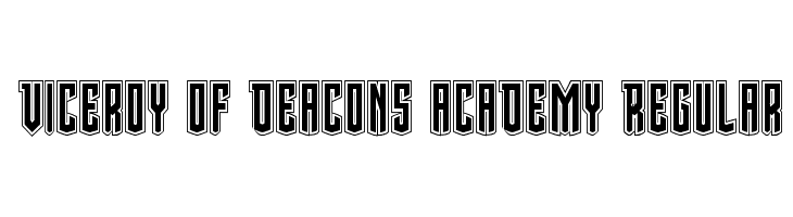 Viceroy of Deacons Academy Regular  नि: शुल्क फ़ॉन्ट्स डाउनलोड