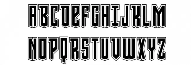 Viceroy of Deacons Academy Regular Font Litere mari
