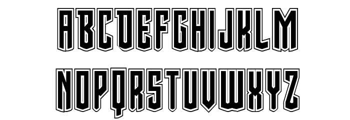 Viceroy of Deacons Academy Regular Font LOWERCASE