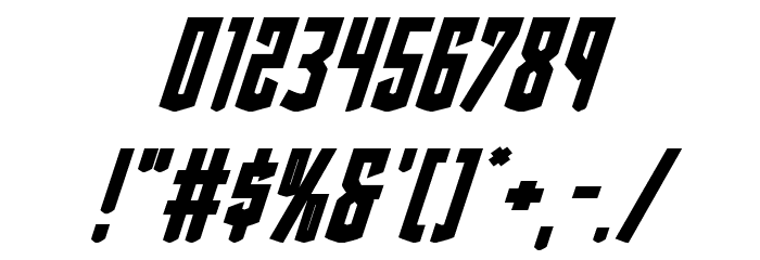 Viceroy of Deacons Bold Italic Font OTHER CHARS