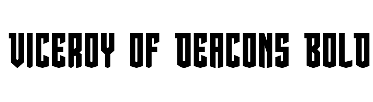 Viceroy of Deacons Bold  Fuentes Gratis Descargar