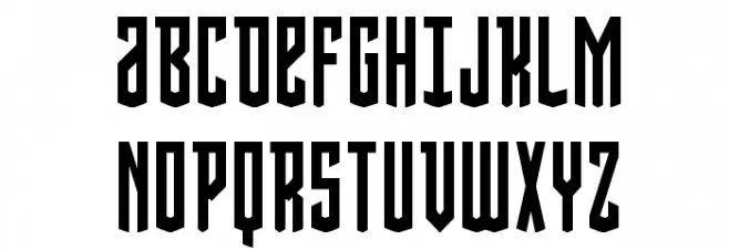 Viceroy of Deacons Condensed Schriftart Groß