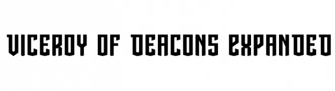 Viceroy of Deacons Expanded  नि: शुल्क फ़ॉन्ट्स डाउनलोड