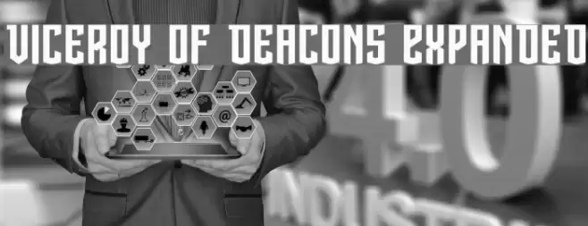 Viceroy of Deacons Expanded Font examples