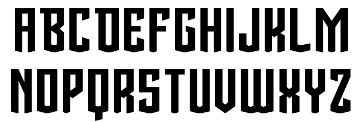 Viceroy of Deacons Expanded Font LOWERCASE