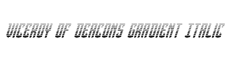 Viceroy of Deacons Gradient Italic Font