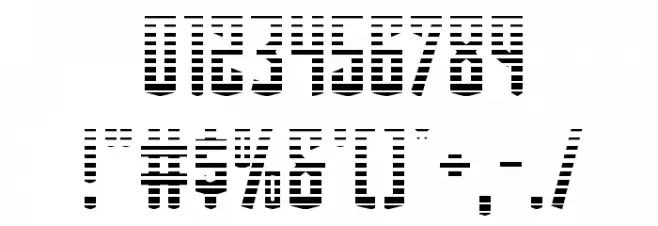Viceroy of Deacons Gradient Regular Font OTHER CHARS