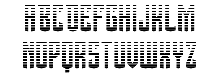 Viceroy of Deacons Gradient Regular Font LOWERCASE