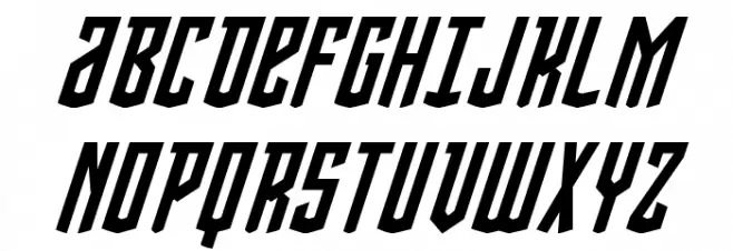 Viceroy of Deacons Italic Schriftart Groß