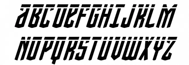 Viceroy of Deacons Laser Italic Fonte MAIÚSCULAS