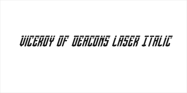 Viceroy of Deacons Laser Italic Logo