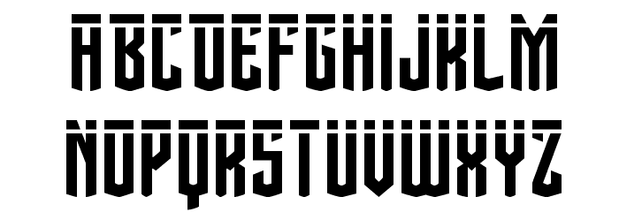 Viceroy of Deacons Laser Regular Font LOWERCASE