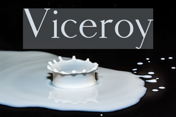 Viceroy Font examples