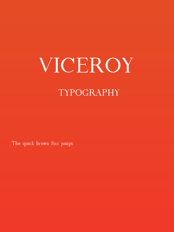 Viceroy Poster